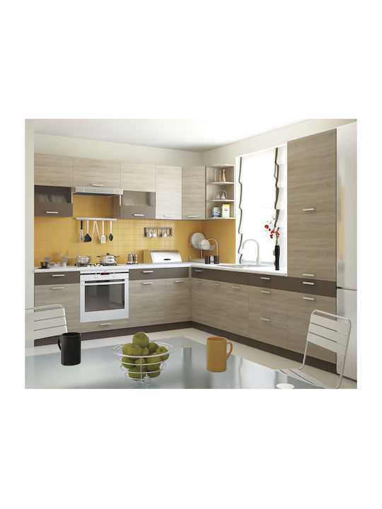 Alina Sink Cabinet Sonoma-Mokka 80x44.5x85cm