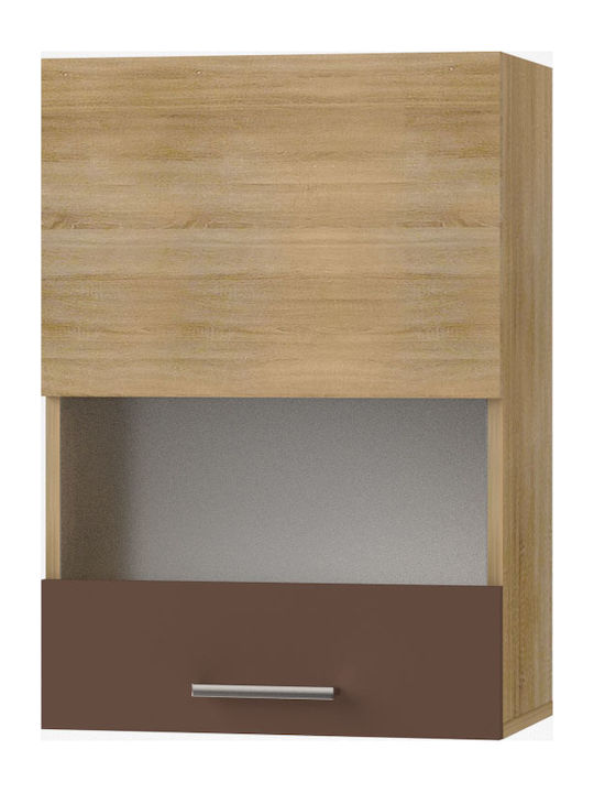 Alina Wall Kitchen Cabinet Sonomo-Mokka 50x30.5x71.8cm