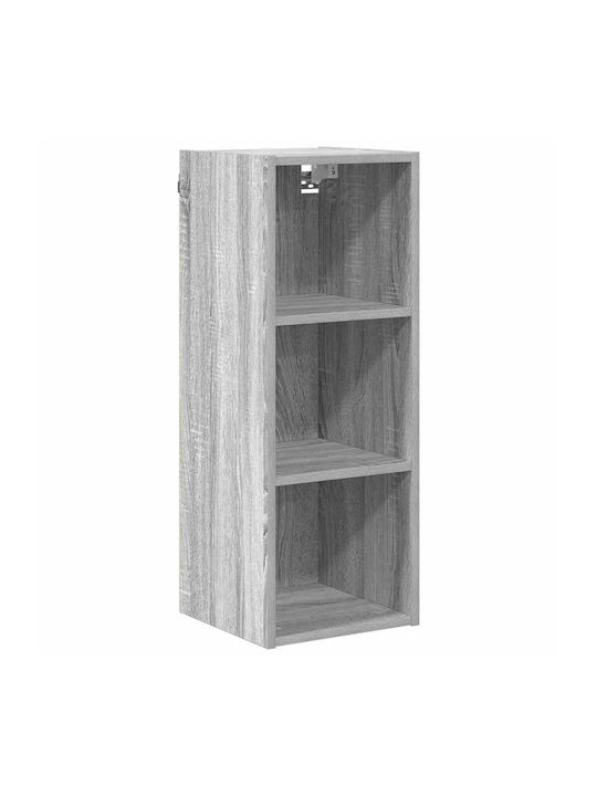 Wall Kitchen Cabinet with Grey Countertop 30x29.5x80cm