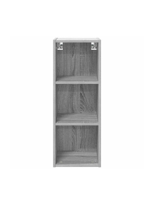 Wall Kitchen Cabinet with Grey Countertop 30x29.5x80cm