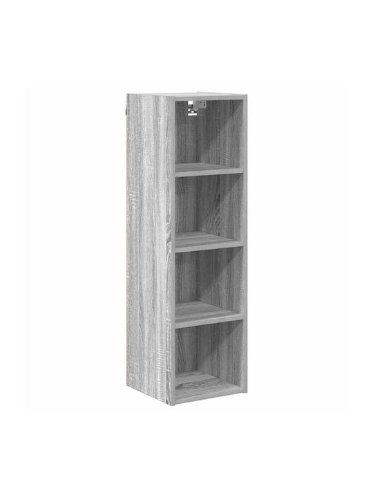 Wall Kitchen Cabinet with Grey Countertop 30x29.5x100cm