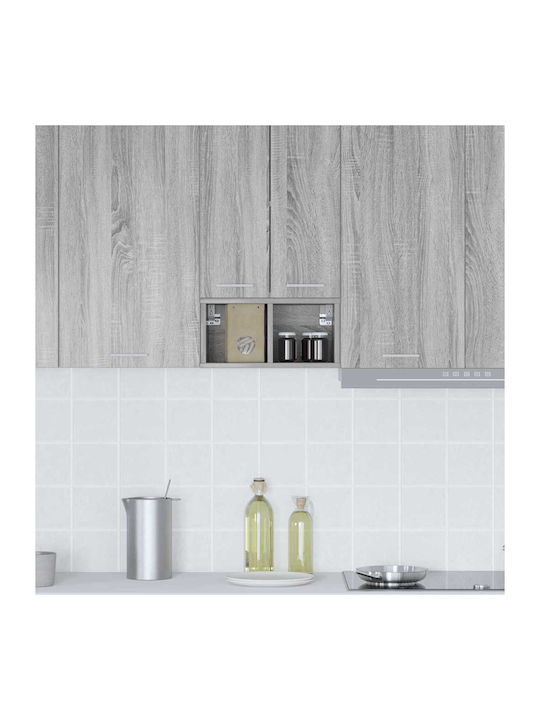 Wall Kitchen Cabinet with Grey Countertop 20x29.5x40cm