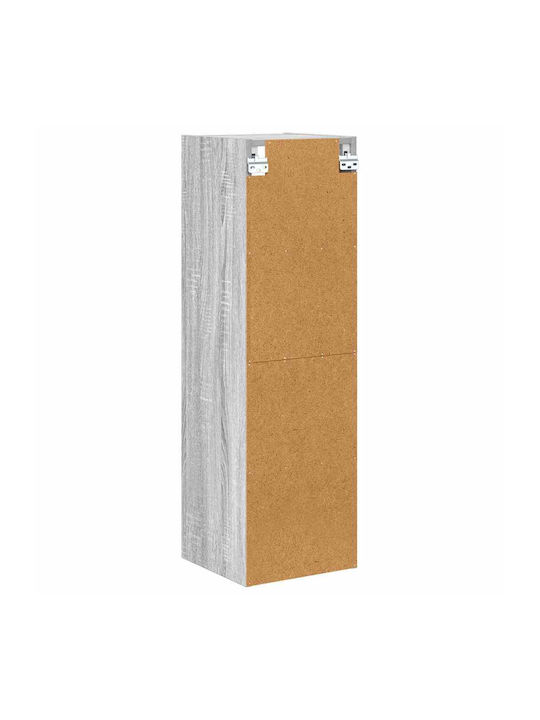 Wall Kitchen Cabinet with Grey Countertop 30x29.5x100cm