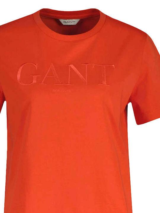 Gant Tonal Tricou Portocaliu