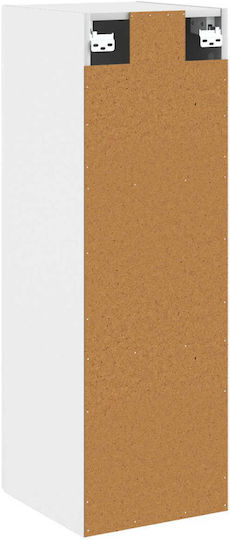 Set of Wall and Floor Kitchen Cabinets White 33x34.5x60cm