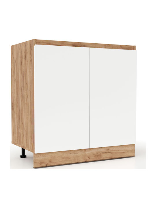 Soft Шкаф за Мивка Бял 80x46x81.5бр