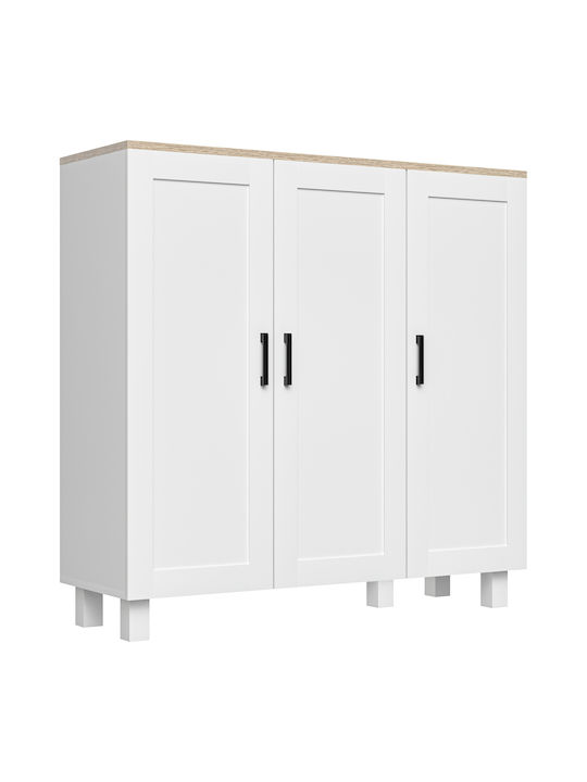 Λευκό 90x30x90εκ.