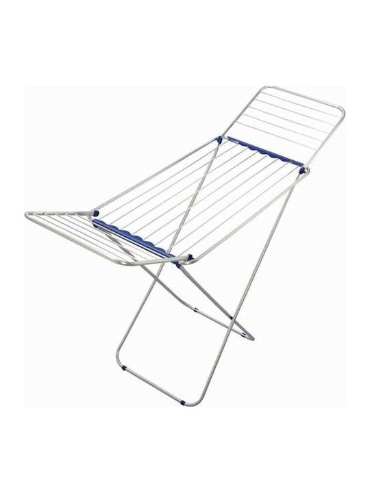 Aluminum Folding Floor Clothes Drying Rack with Hanging Length 18m