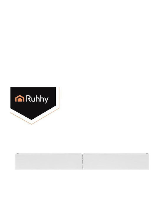 Ruhhy Folding Wall Mounted Clothes Drying Rack Aluminum 80x40cm
