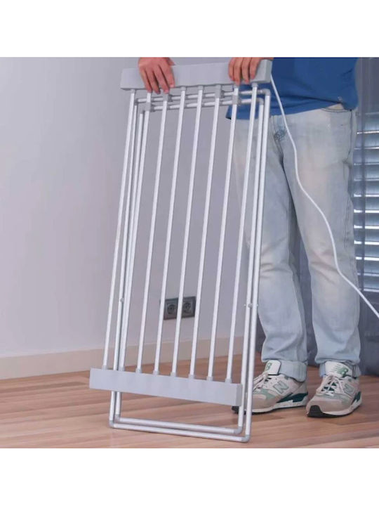 Mistral Plus Folding Electric Floor Clothes Drying Rack from Aluminum 100W 94x52cm