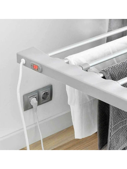 Mistral Plus Folding Electric Floor Clothes Drying Rack from Aluminum 100W 94x52cm