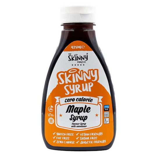The Skinny Food Co Σιρόπι Ζαχαροπλαστικής Skinny Syrup με Γεύση Maple Χωρίς Προσθήκη Ζάχαρης 425ml