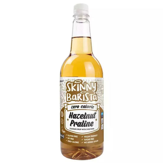 The Skinny Food Co Confectionery Syrup Barista Zero Calorie Hazelnut Praline Flavour Sugar Free 1000ml