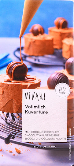 Vivani Vivani Milch Schokolade Kochen von Schokolade 200gr