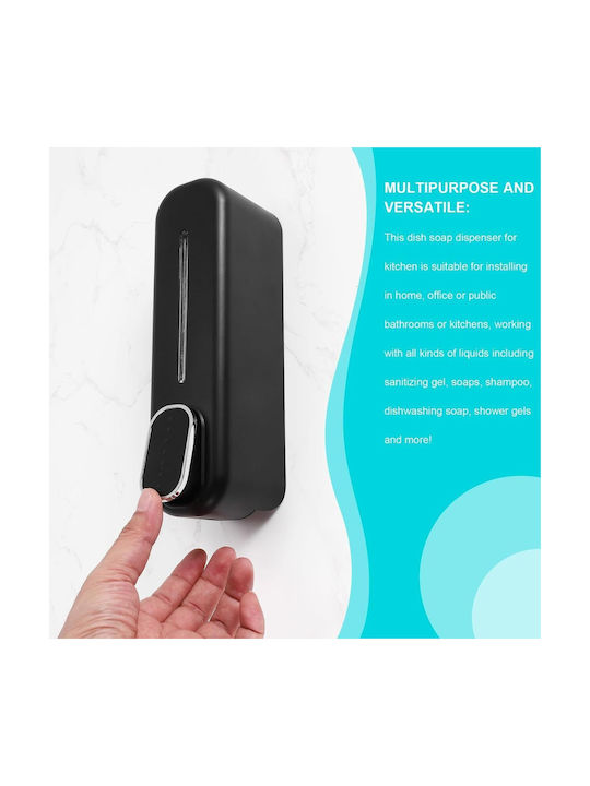 Dimitracas Montat pe perete Dispenser Plastic Negru 350ml
