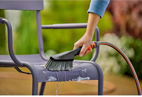 Βούρτσα Πλυσίματος Χειρός Gardena Cleansystem Black Orange 18861-34