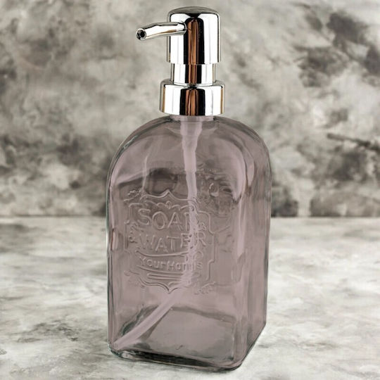 Δοχείο Κρεμοσάπουνου Γυάλινο Vintage 1500ml 7x19cm Viosarp 5206753046752 Δοχείο Κρεμοσάπουνου Γυάλινο Vintage 1500ml 7x19cm Viosarp 5206753046752