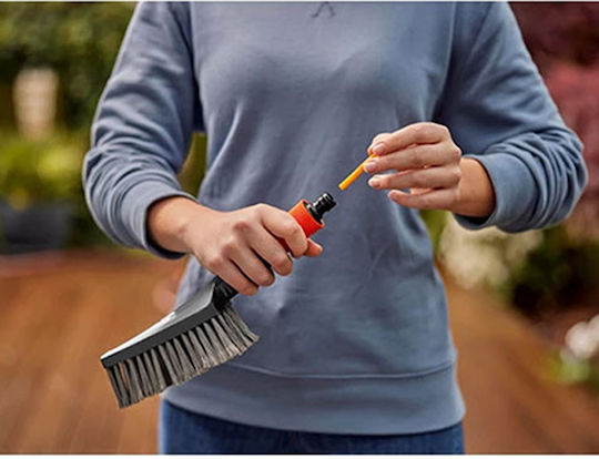 Βούρτσα Πλυσίματος Χειρός Gardena Cleansystem Black Orange 18861-34