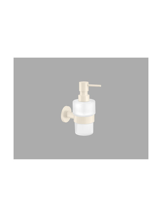 Sanco Corner Επιτοίχιο Dispenser Γυάλινο White Mat
