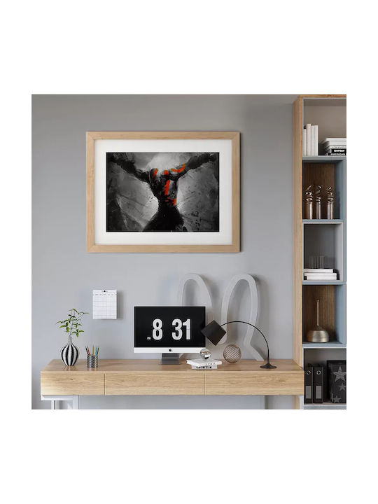 Gaming Poster God War Kratos Gm029 40cm X 50cm