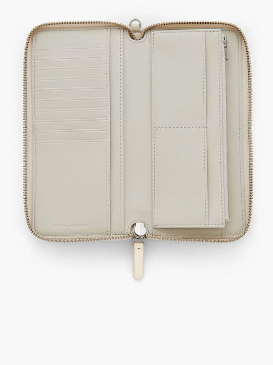 Leather Women's Wallet Beige