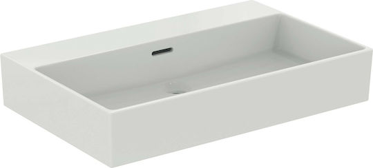Ideal Standard Extra Επικαθήμενος Νιπτήρας Πορσελάνης 60x45x15cm Λευκό Γυαλιστερό