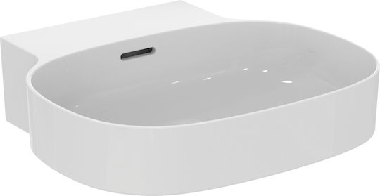 Ideal Standard Linda-x Επικαθήμενος Νιπτήρας Πορσελάνης 50x48x13.5cm Λευκό Γυαλιστερό