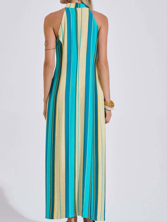 Summer Maxi Shirt Dress Yellow