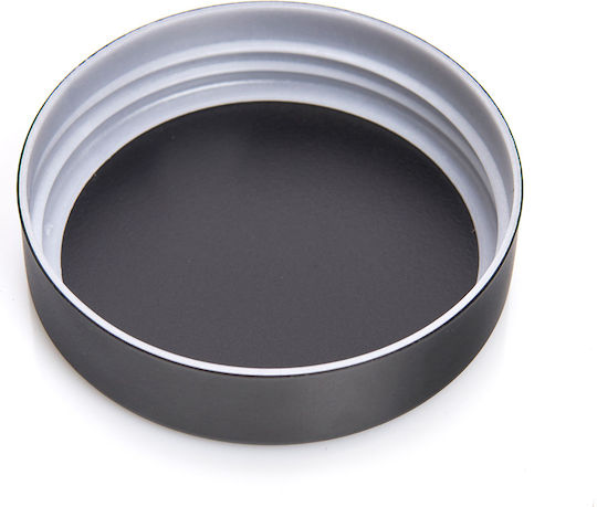 Zeller Allgemeine Verwendung Glasvase mit Deckel Schwarz 1200ml