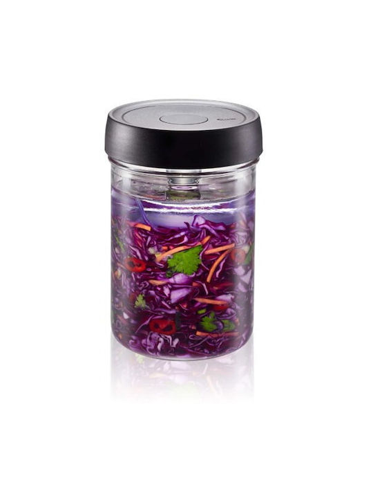 Gefu General Use Vase with Lid Transparent 1000ml