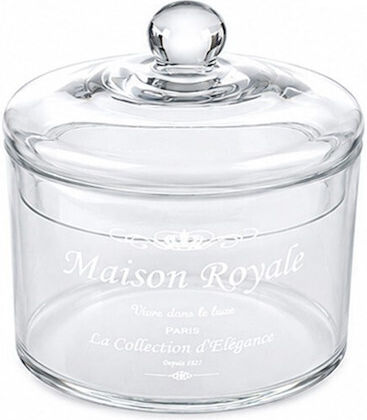 Atmosphera General Use Glass Jar with Lid Transparent 20x20x19.5cm