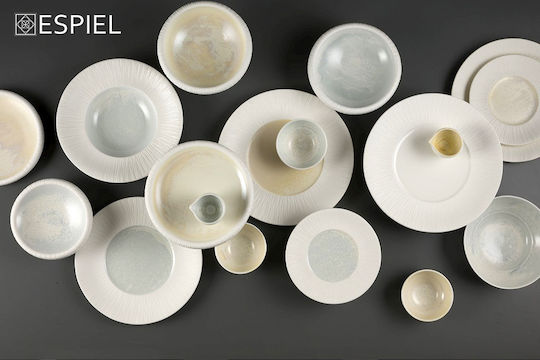 Espiel Zen Sky Pasta Serving Plate Made of White Porcelain with Diameter 28cm