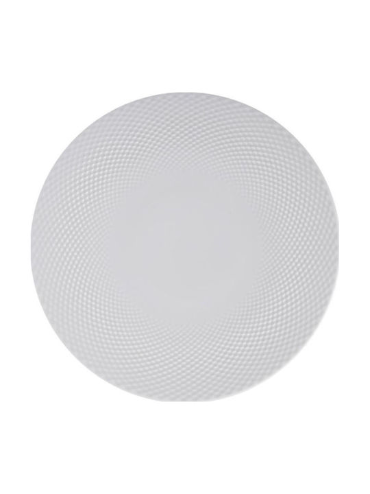 Kutahya Porselen Panio Shallow Plate Made of White Porcelain 30cm