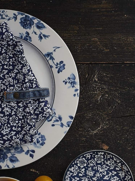 Laura Ashley Πιάτο Ρηχό από Πορσελάνη China Rose με Διάμετρο 23cm