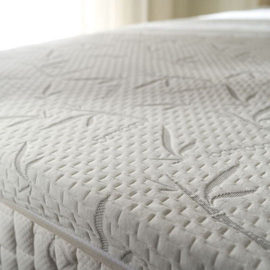 La Luna Ανώστρωμα Easy Rest King Size Memory Foam με Ίνες Μπαμπού , Αποσπώμενο Κάλυμμα & Λάστιχα Εφαρμογής 180x200x5εκ.