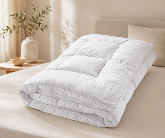 Alpha-Market Microfiber Mattress Topper Single Microfiber Strapped 90x200cm