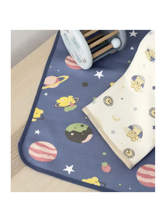 Nima Одеяло За Пелени Синьо 55x75см