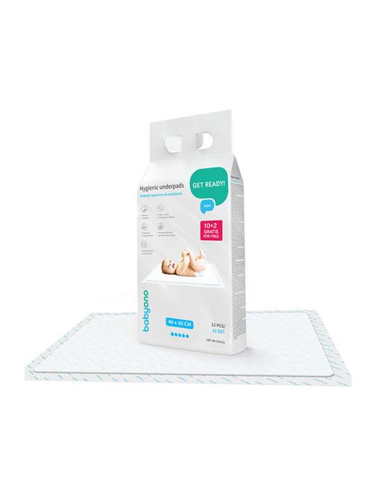 Babyono Disposable Burp Cloths 40x60cm 10 Pieces