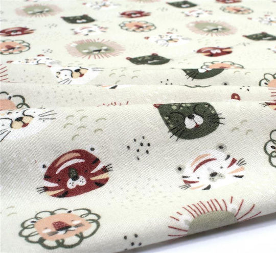 Dimcol Cotton Changing Pad Multicolour 80x80cm.