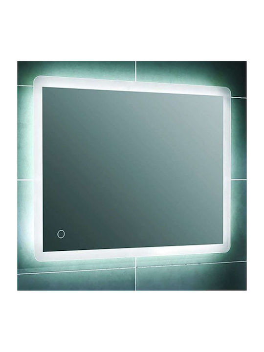Gloria Nora Oglindă de Baie Dreptunghiulară Lumini LED Atingere 50x70cm