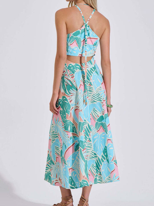 Summer Midi Dress Green