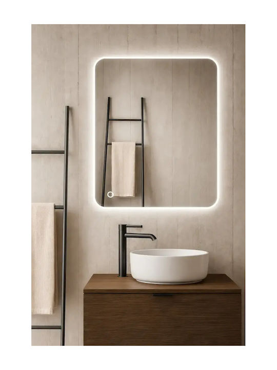 Savvopoulos Xenon Oglindă de Baie cu Lumini LED cu Atingere 60x80cm