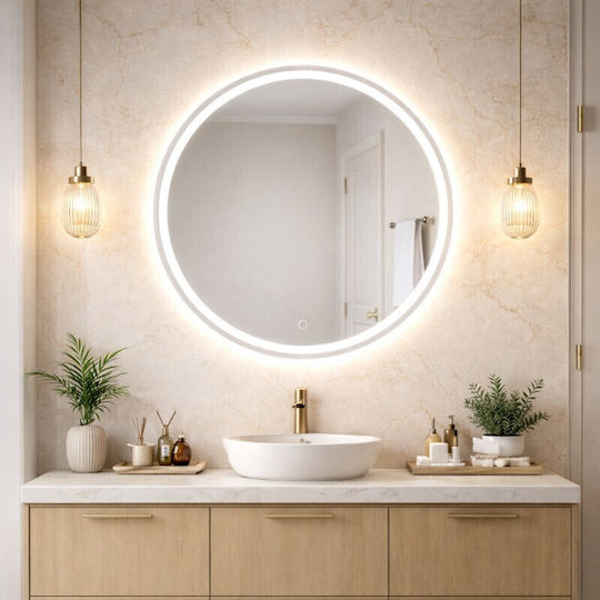Savvopoulos 8961-11 Καθρέπτης Led Αφής 60x60cm