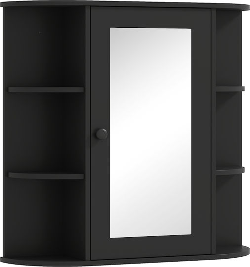 HomCom Καθρέπτης με Ράφι & Ντουλάπι