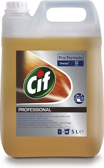 Cif Professional Wood and Laminate Stain Cleaner for Professional Use Suitable for Stone and Floors 5ml
