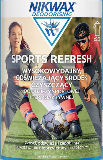 Nikwax Sports Refresh 1l Deodorant-curățător Pentru Haine Sport