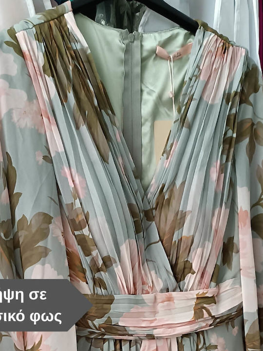 Summer Maxi Dress for Wedding / Christening Light Green
