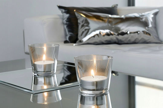 Aura Glass Ресо в Бял Цвят до 8 Часа на Изгаряне 50 Бройки
