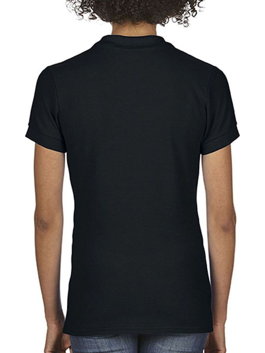 Gildan Softstyle Γυναικείο Διαφημιστικό T-shirt Κοντομάνικο Black