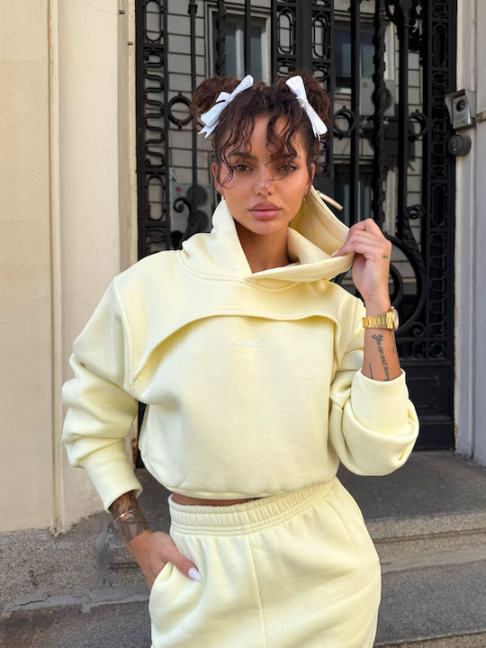Sweatpants Set Natural Yellow